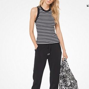 NWT Michale kors stripped sweater tank